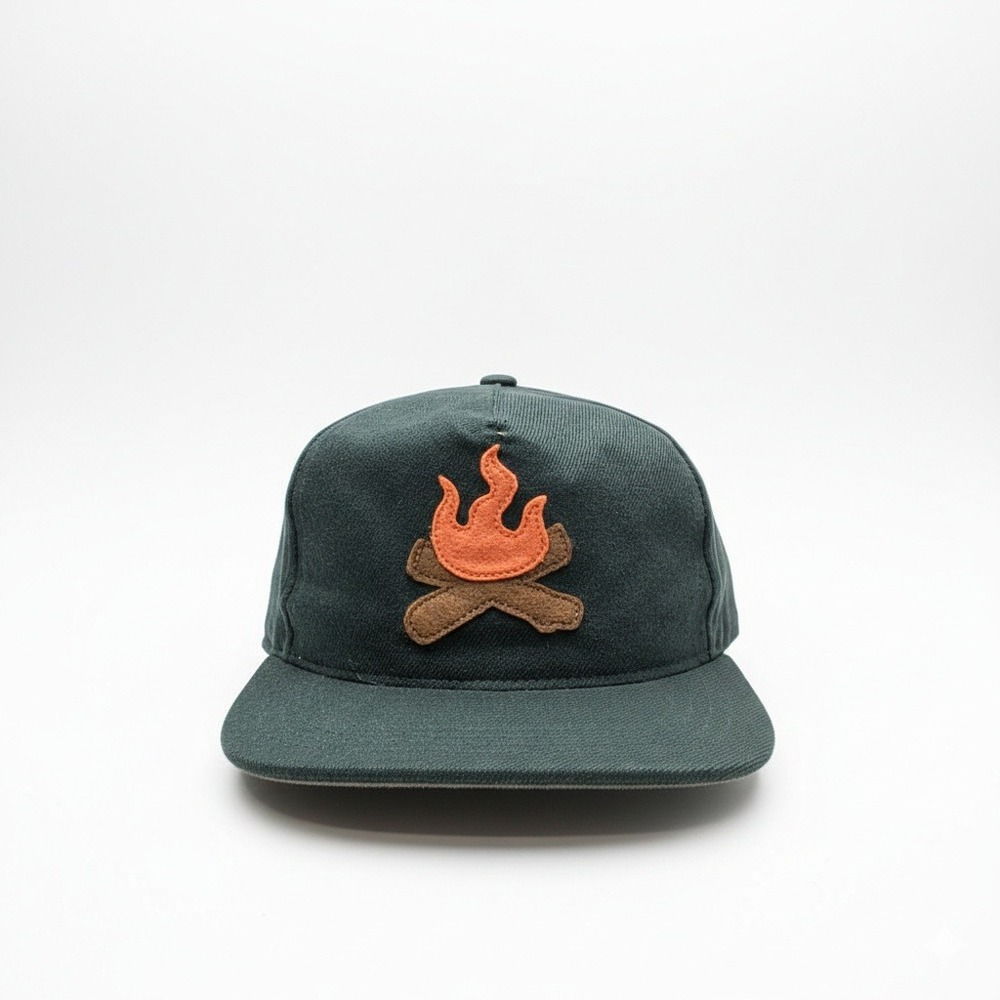 The Ampal Creative Campfire Patch Forest Green Ca… - image 1